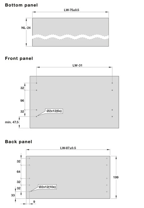 Alto Slim Drawer Set 450mm x Drawer Side Height 135mm - By Hafele - Image 3
