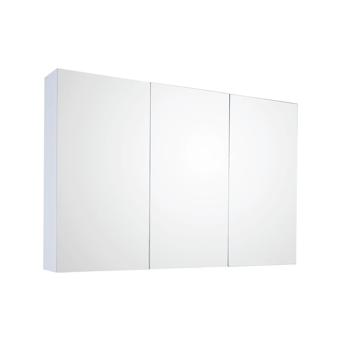 3 Door Pencil Edge 1200mm Shaving Mirror Cabinet
