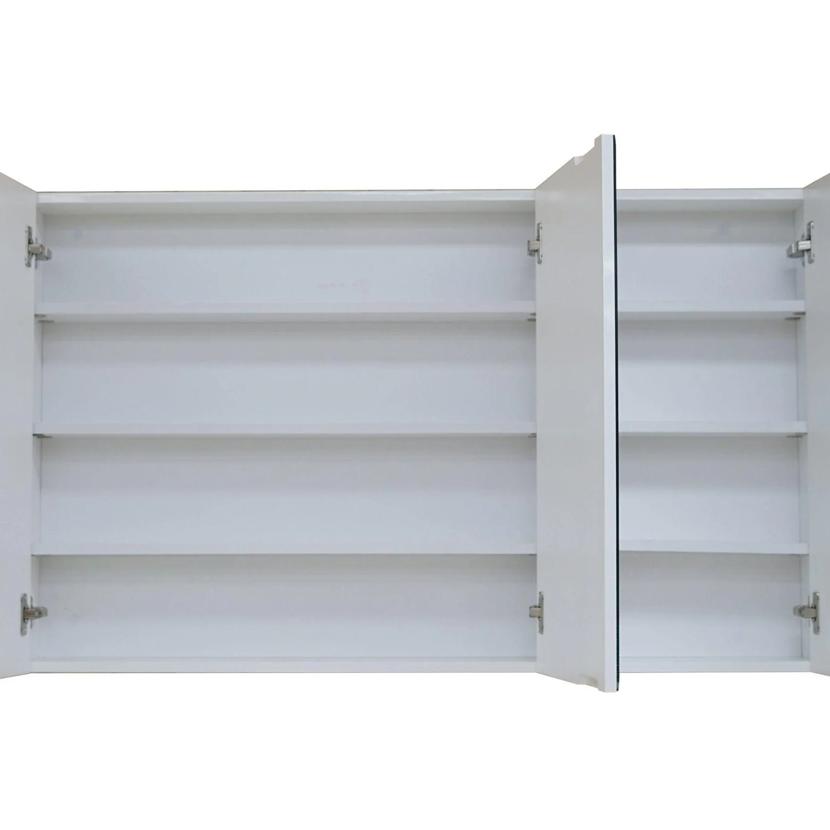 3 Door Pencil Edge 1200mm Shaving Mirror Cabinet - Image 2