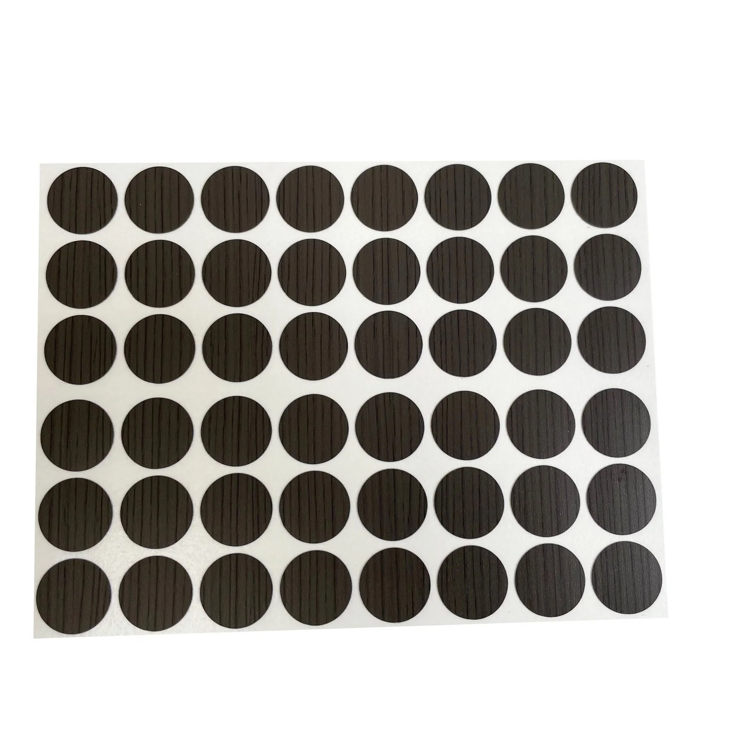 Burnished Wood Screw Cap Stickers