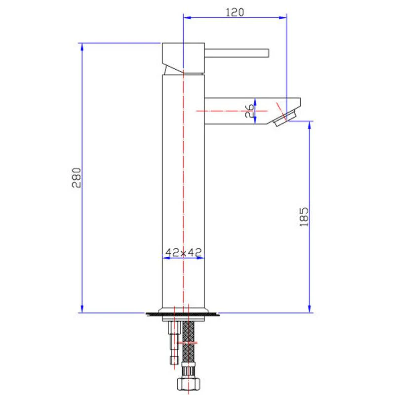 Chrome Basin Tap Mixer PS2002SB - Image 5