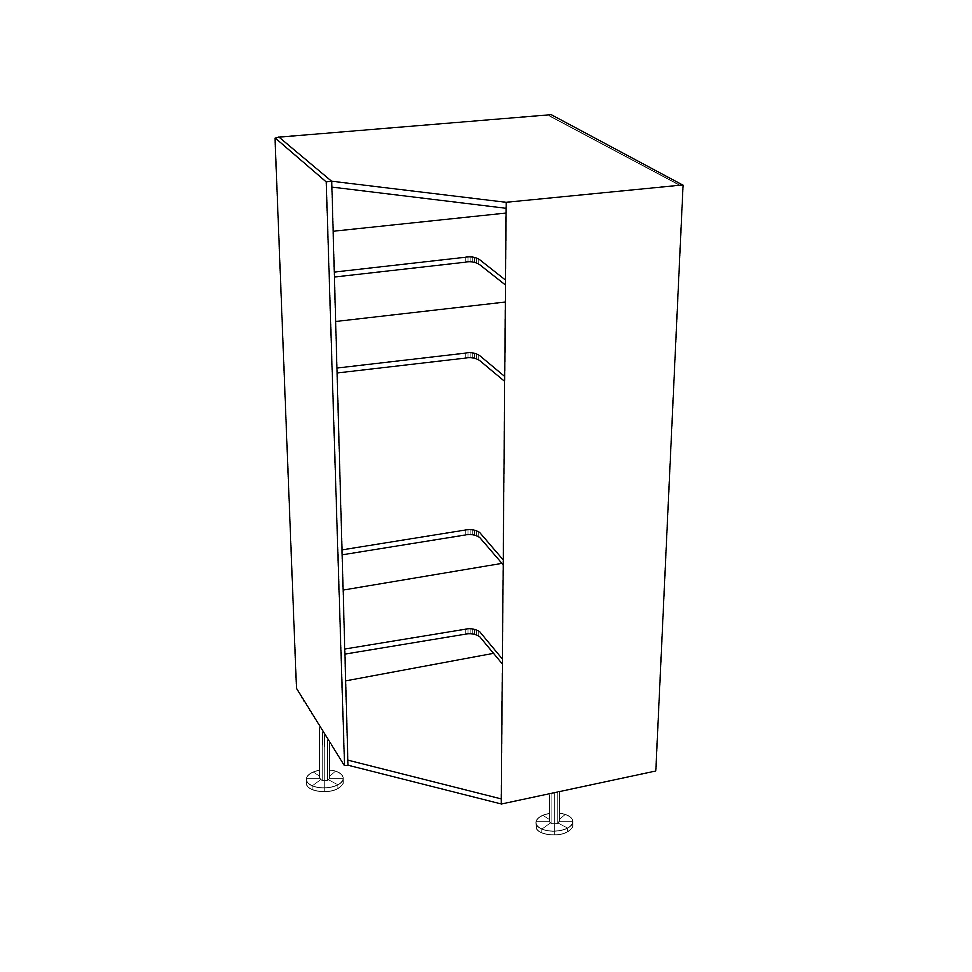 Corner Pantry Cabinet