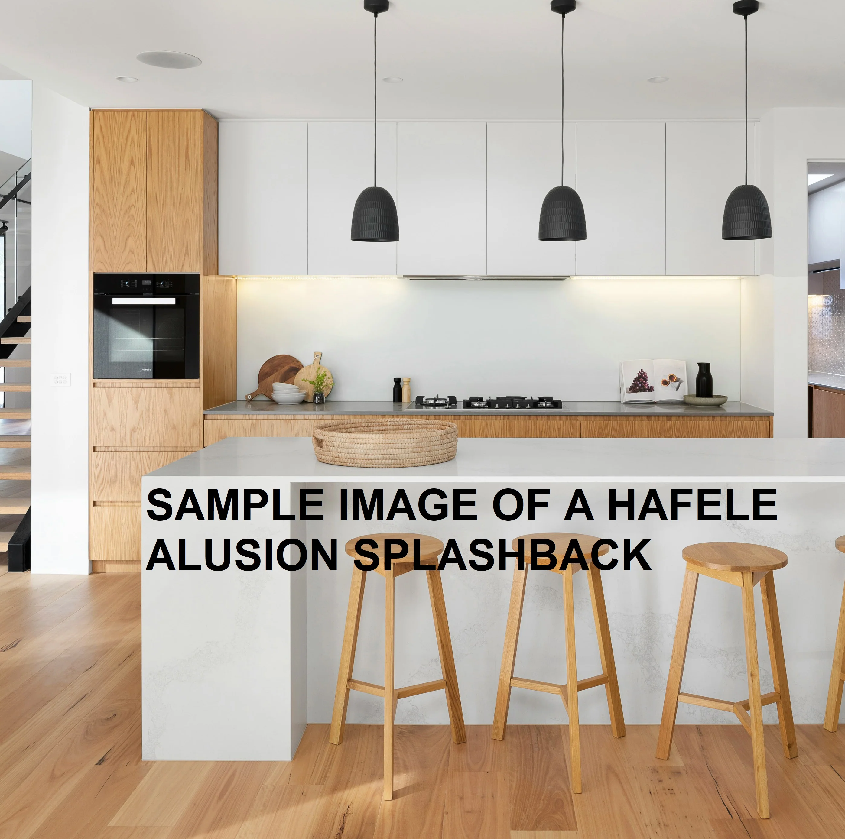 Silver Grey Matt - Hafele Alusion Splashback - Image 2