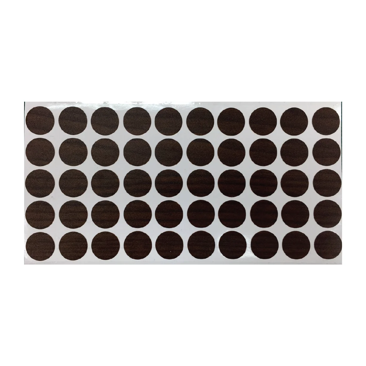 Dark Woodgrain Screw Cap Stickers
