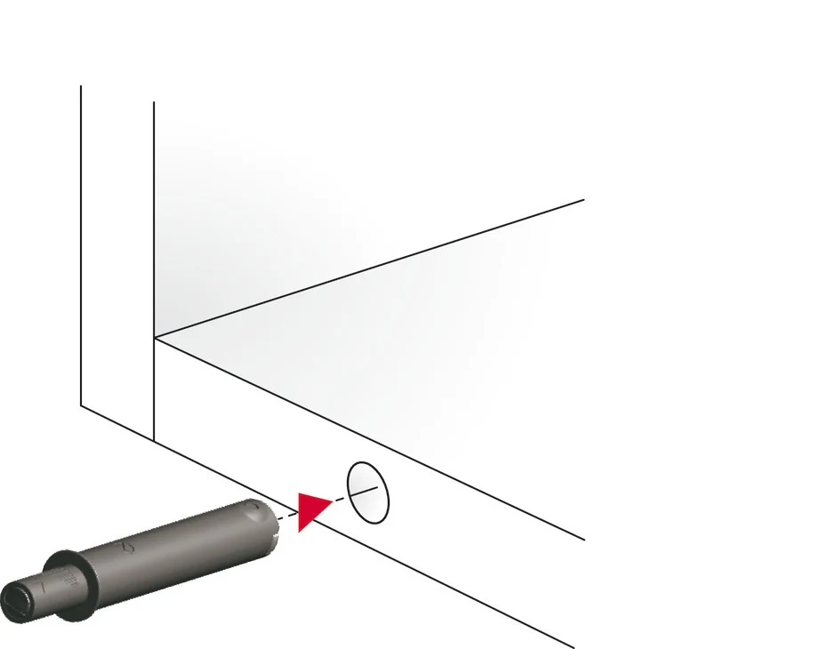 Hafele K-Push Tech Recess Mounted Tip On White - Push Top Open Catch - Image 4