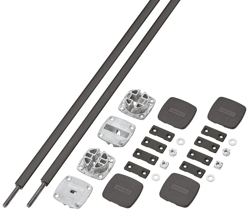 Hafele Planofit Door Straightener Door Set - Up To 2400mm White - By Hafele - Image 2