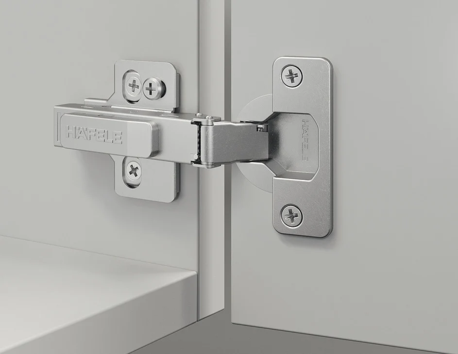 Hafele Soft-Close Hinge 110° Metalla 310 SM - With Mounting Plate