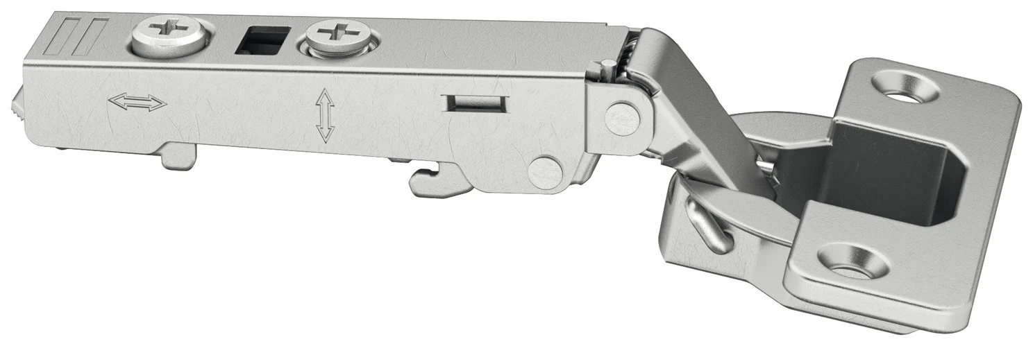 Hafele Soft-Close Hinge 110° Metalla 310 SM - With Mounting Plate - Image 2