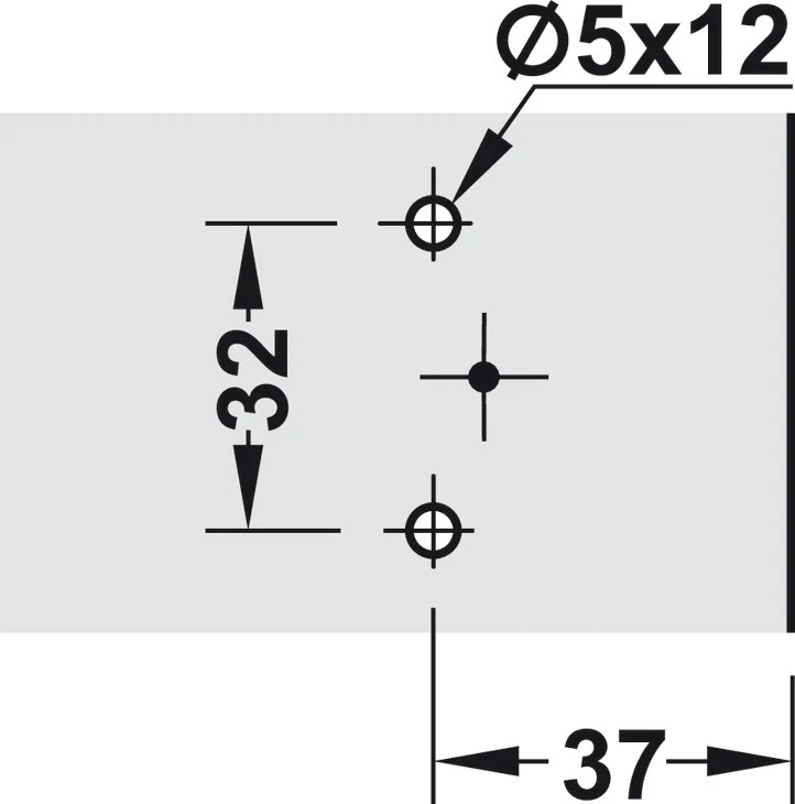 Hafele Soft-Close Hinge 110° Metalla 310 SM - With Mounting Plate - Image 7