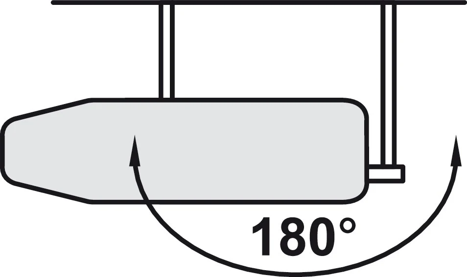 Ironfix Lateral Mounted Ironing Board in Drawer - By Hafele - Image 7