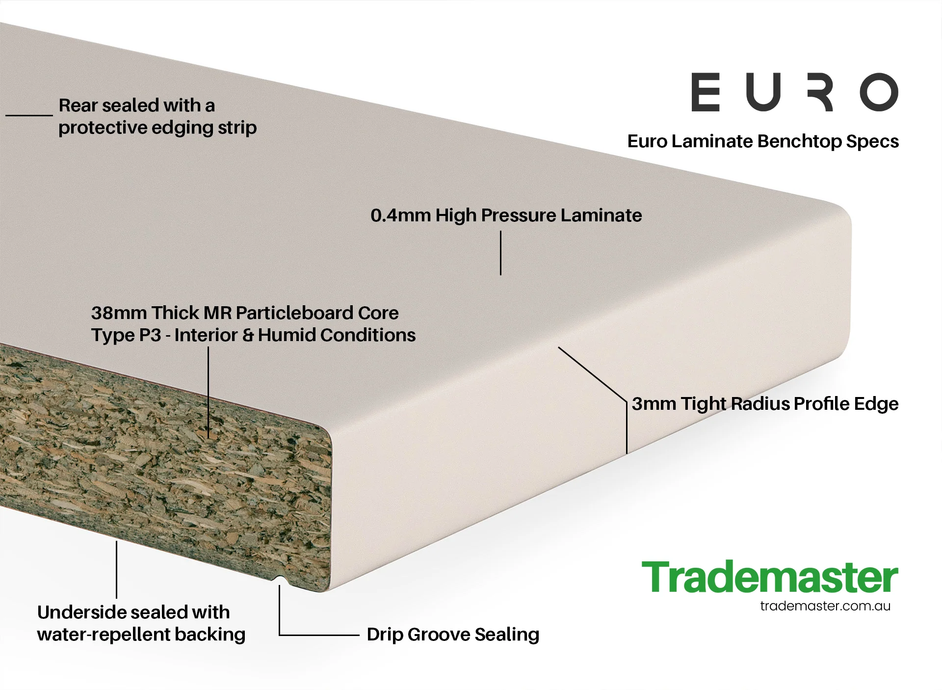Light Concrete - Laminate Benchtops - Image 3