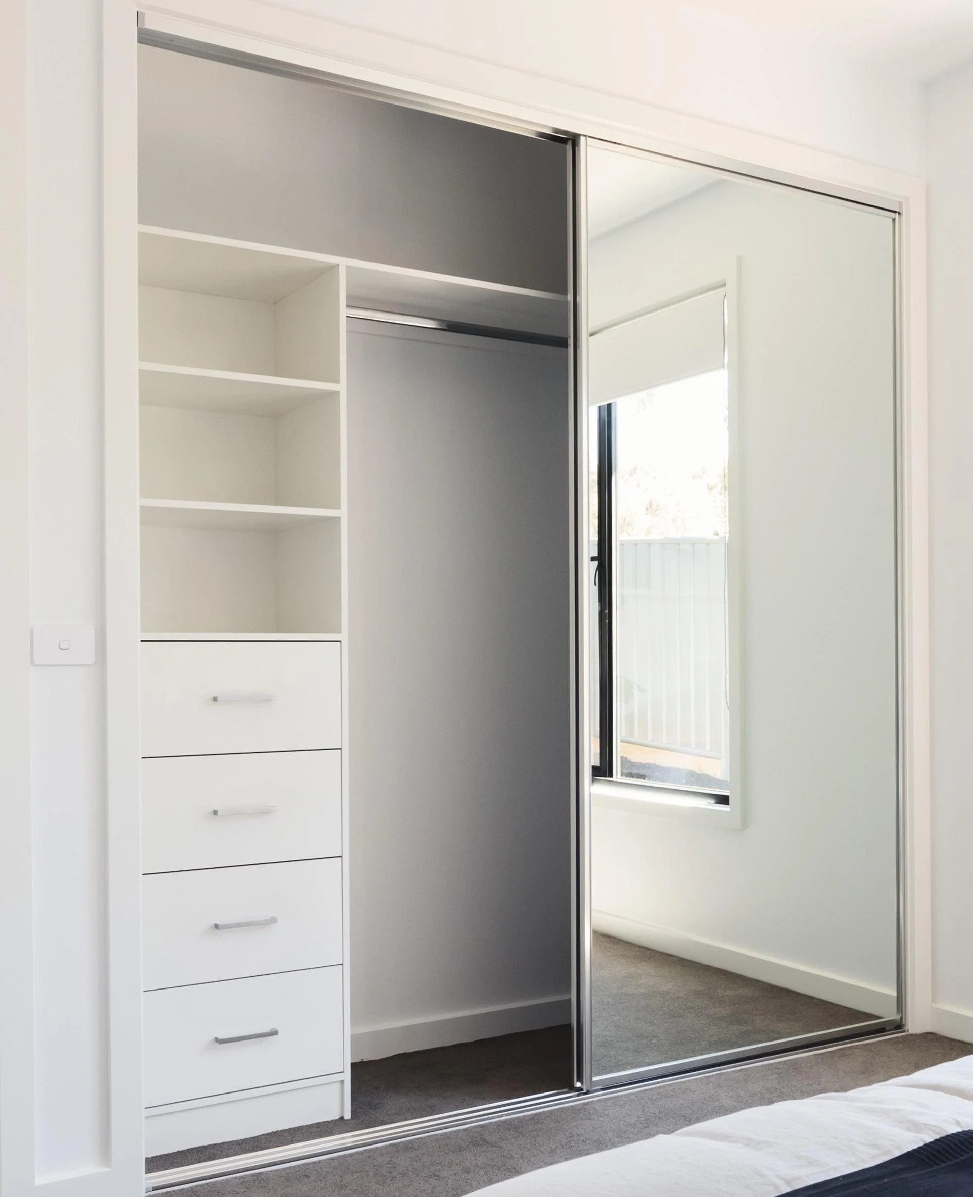 Mirror & Glass Wardrobe Sliding Doors From 2450mmm Up To 2750mm Height by Trademaster - Image 2