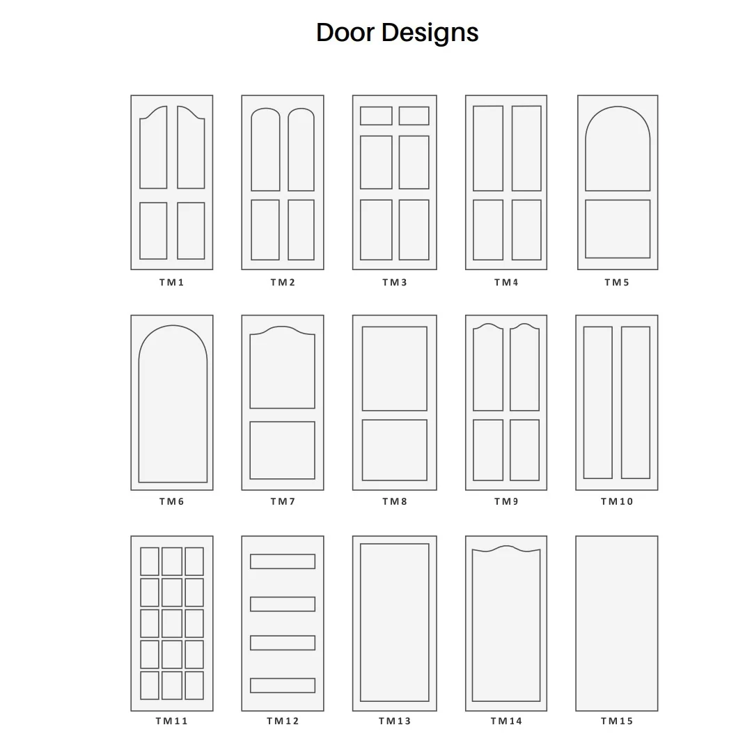 Polyurethane Painted Routered Design With Mirror Wardrobe Sliding Doors Up To 2400mm Height by Trademaster - Image 5