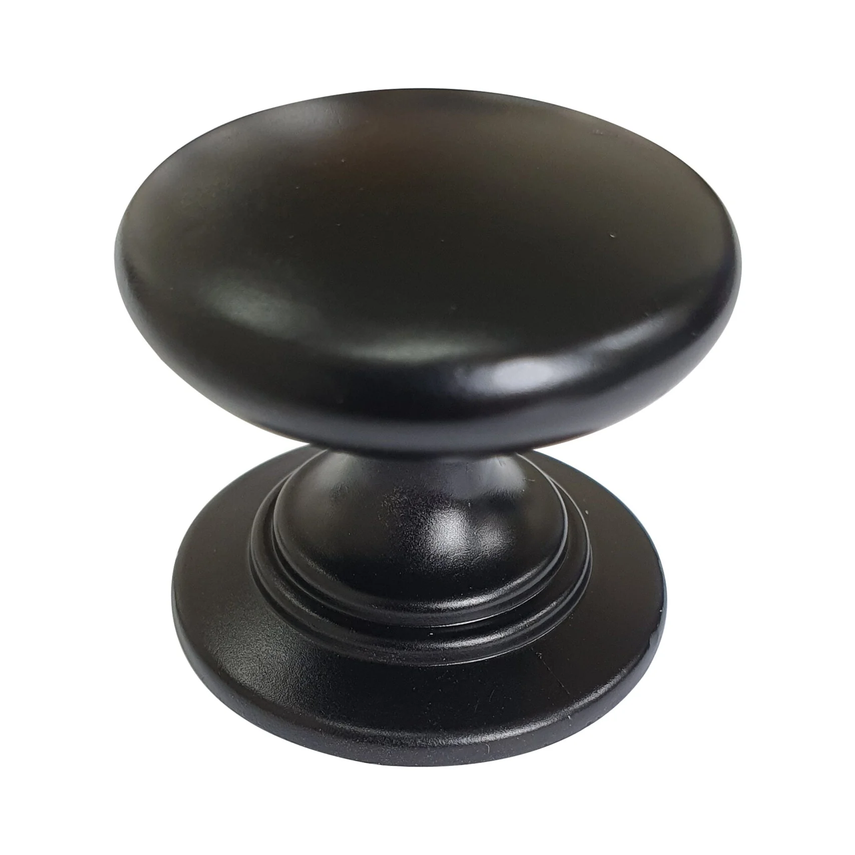 Round Black Knob Handle 32mm