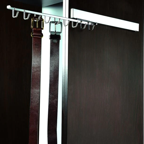 Wardrobe Belt Rack - Black or Chrome - Image 5