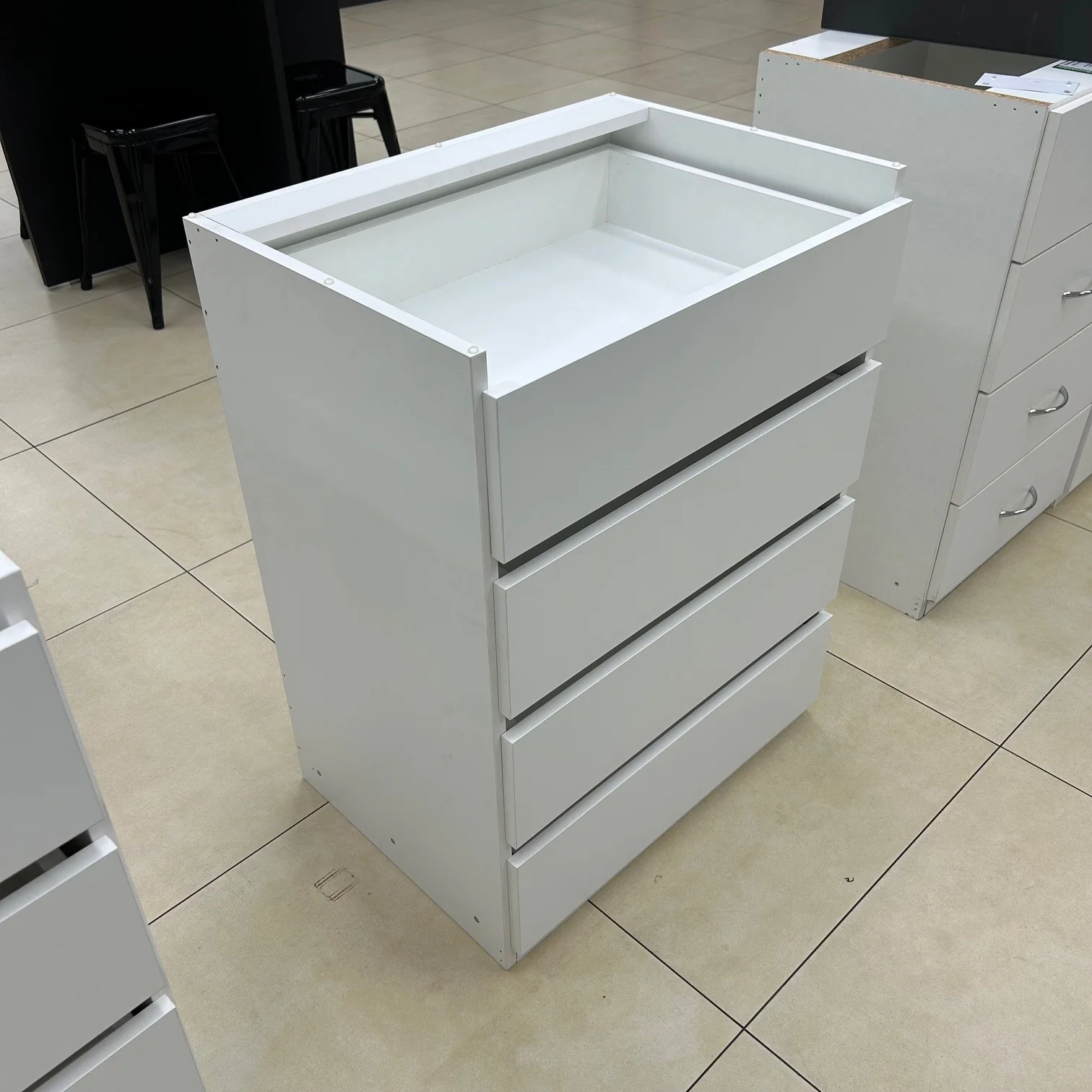 Wardrobe Drawer Unit Finger Pull - Ball Bearing Runners 800x608x440mm - Image 2