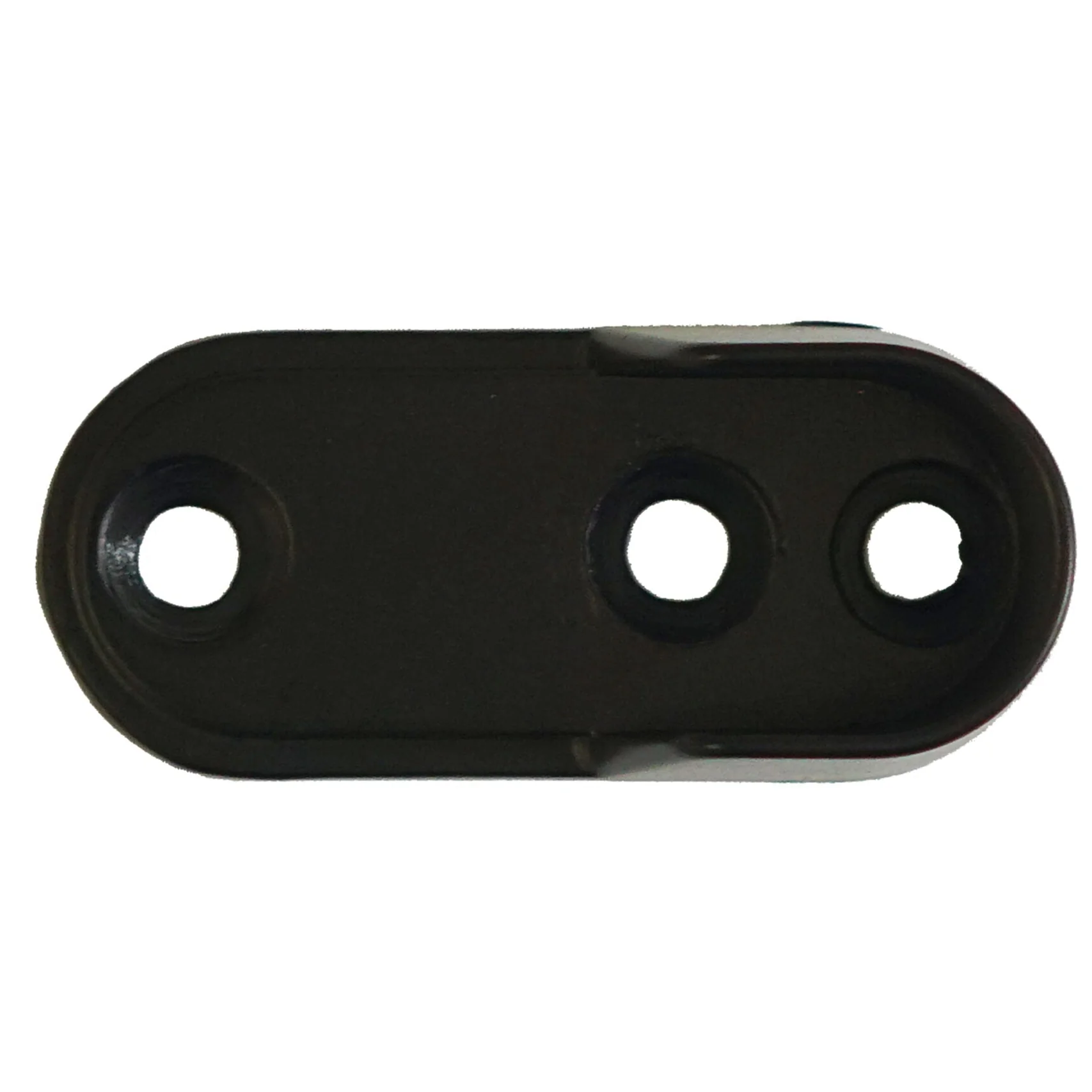 Wardrobe End Flange Black - Oval - Image 2