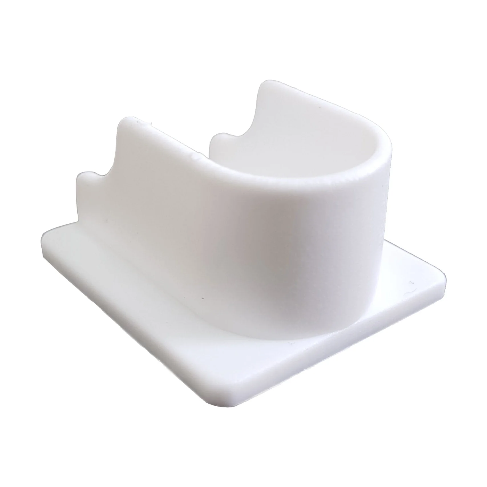 Wardrobe End Flange - Oval Plastic - Image 3