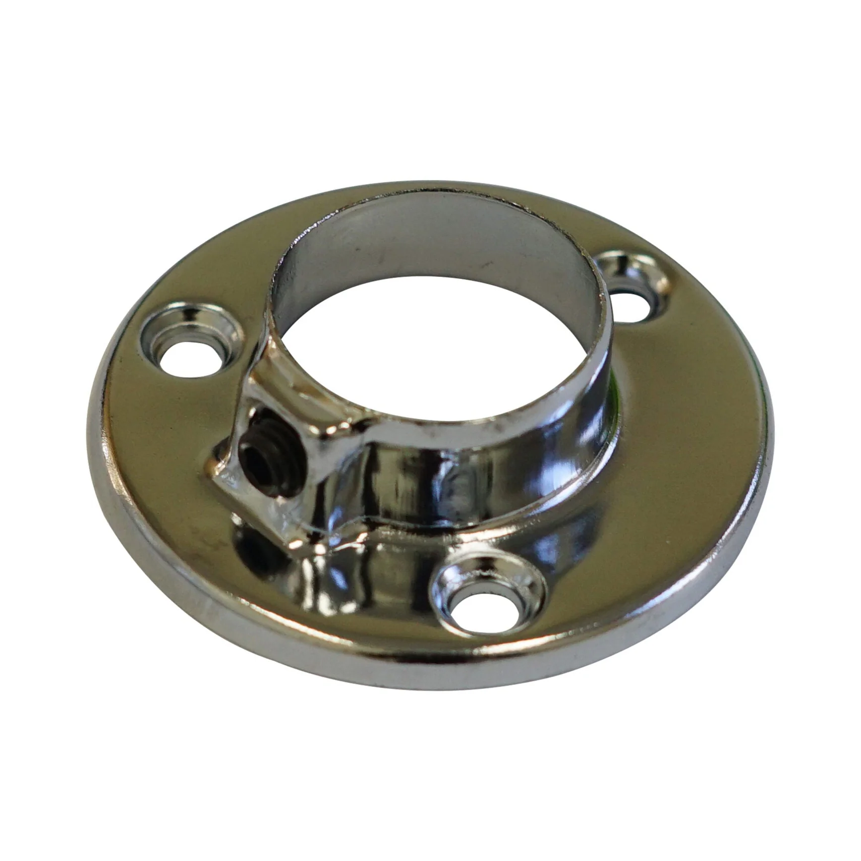 Wardrobe End Flange - Round