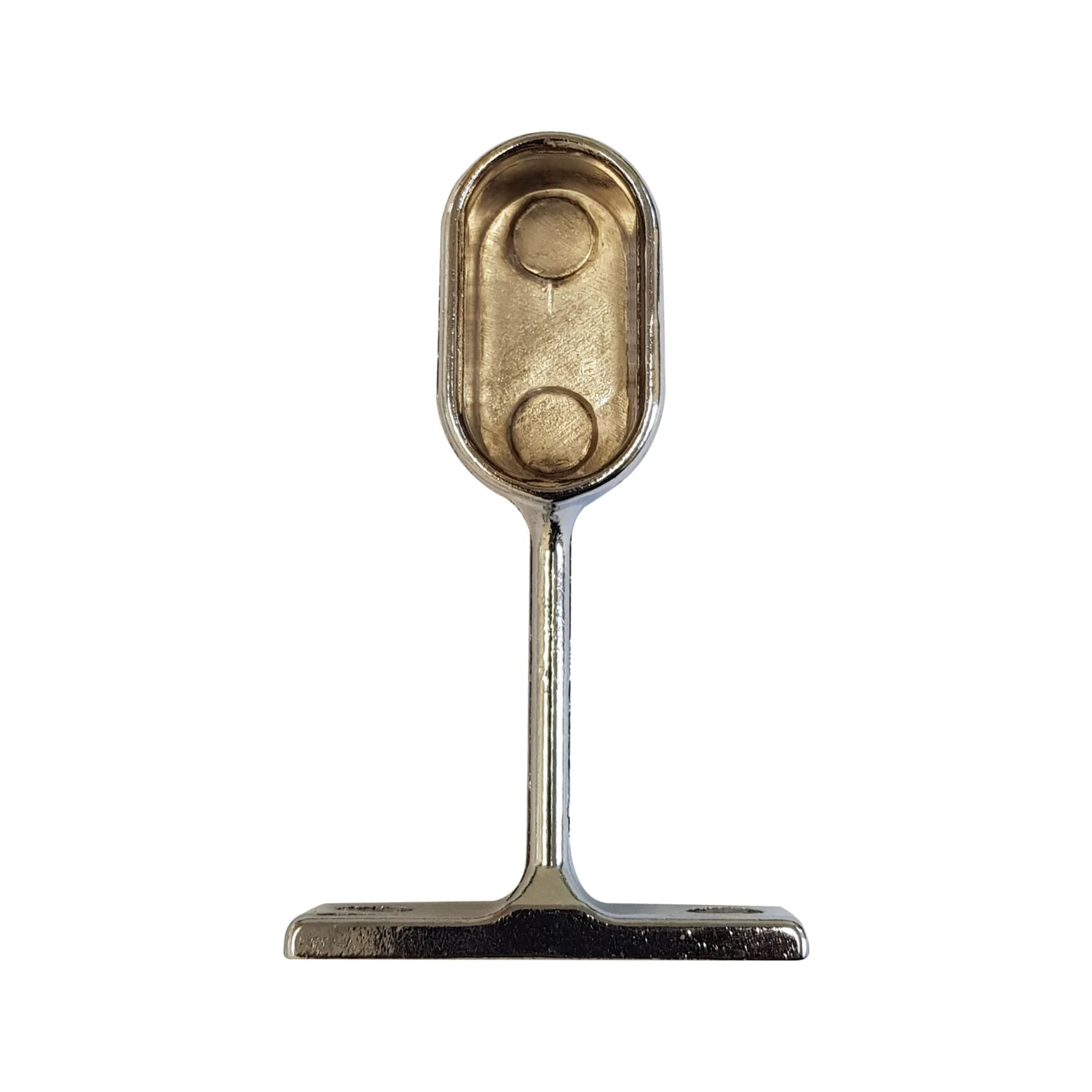 Wardrobe End Flange With Arm - Oval - Image 3
