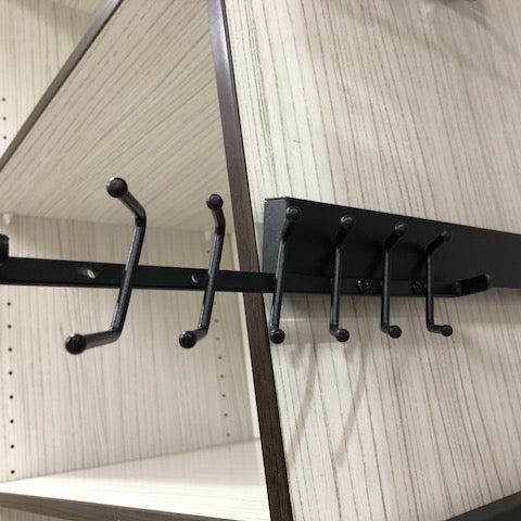 Wardrobe Tie Rack - Black or Chrome - Image 3