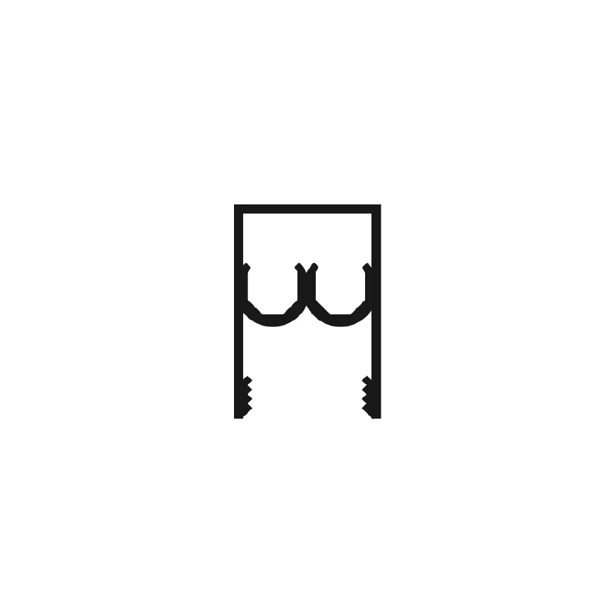 Wardrobe Top & Bottom Rail - 4.8m