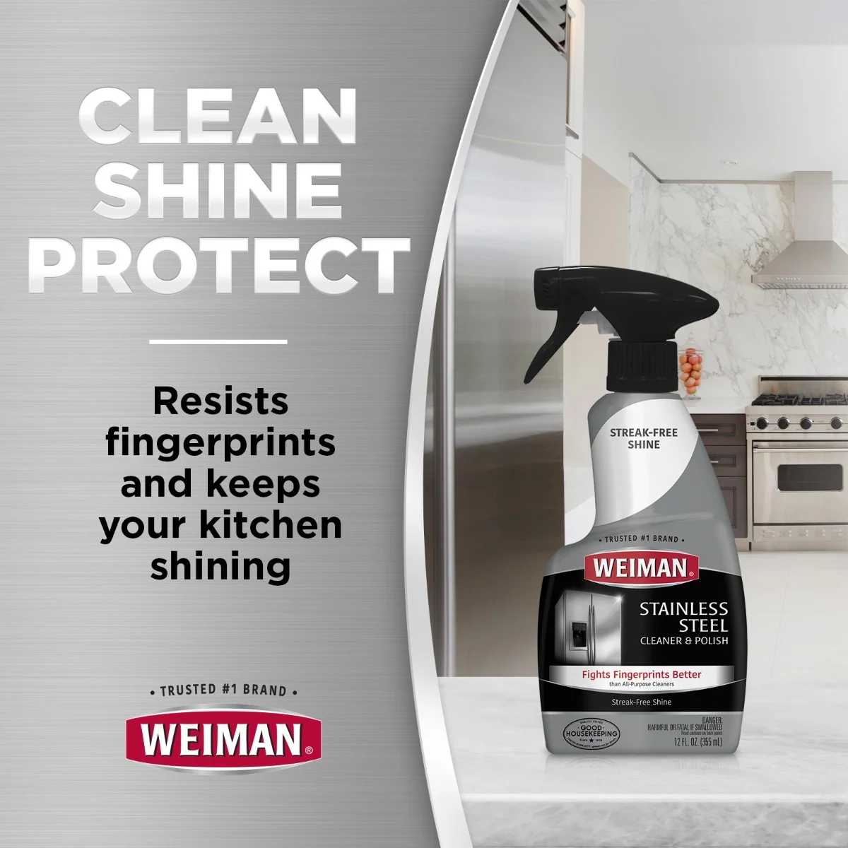 Weiman Stainless Steel Cleaner & Polish Spray - Image 4