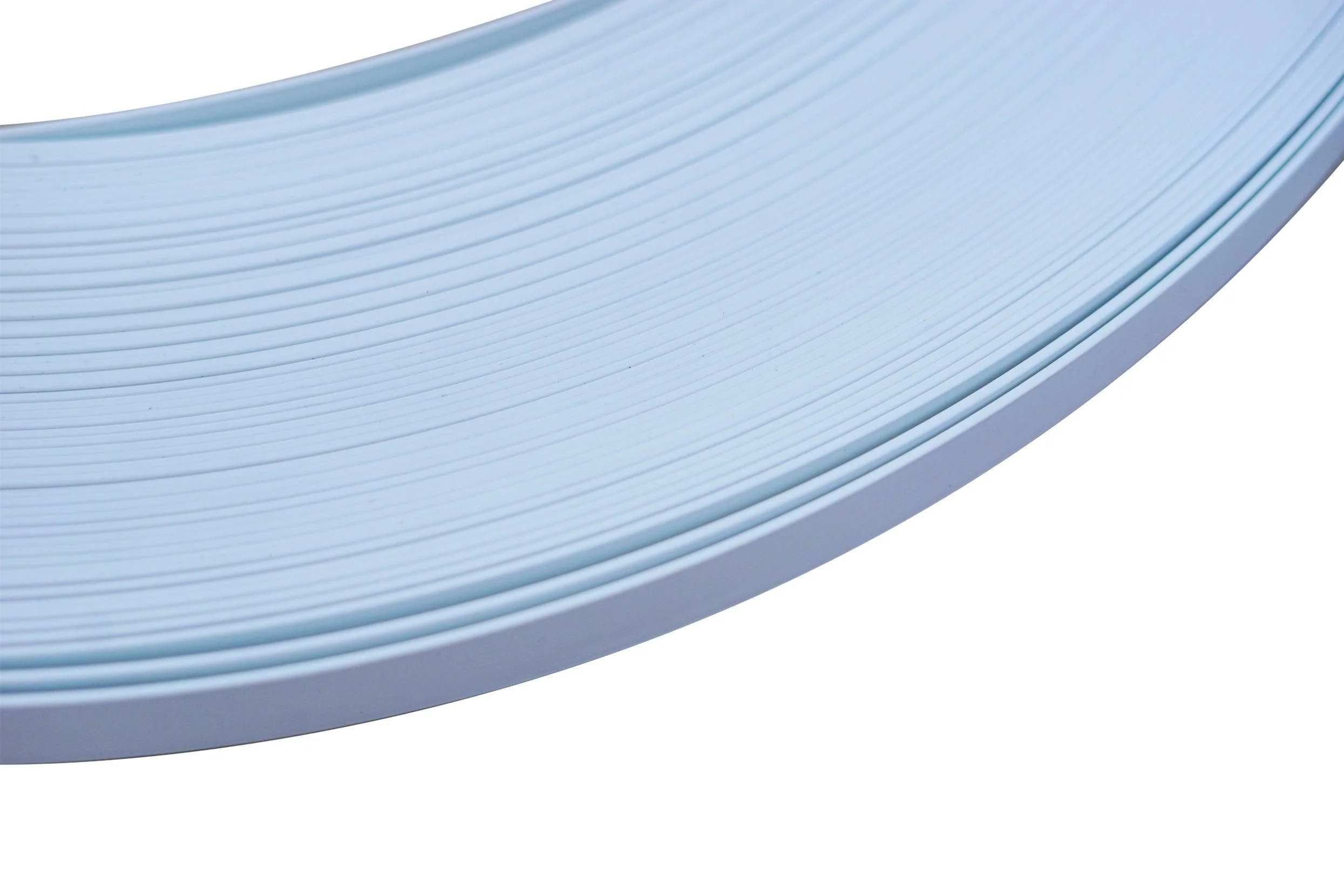 White Satin ABS Edging 22x2mm - 100m