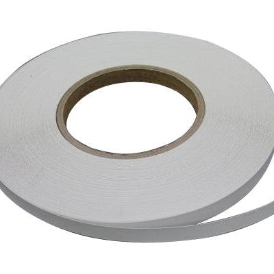 White Satin Pre-Glued Iron On Edging 21x0.4mm - 100m - Image 2